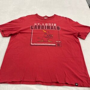 47 ST LOUIS CARDINALS T-SHIRT MENS SIZE XL RED